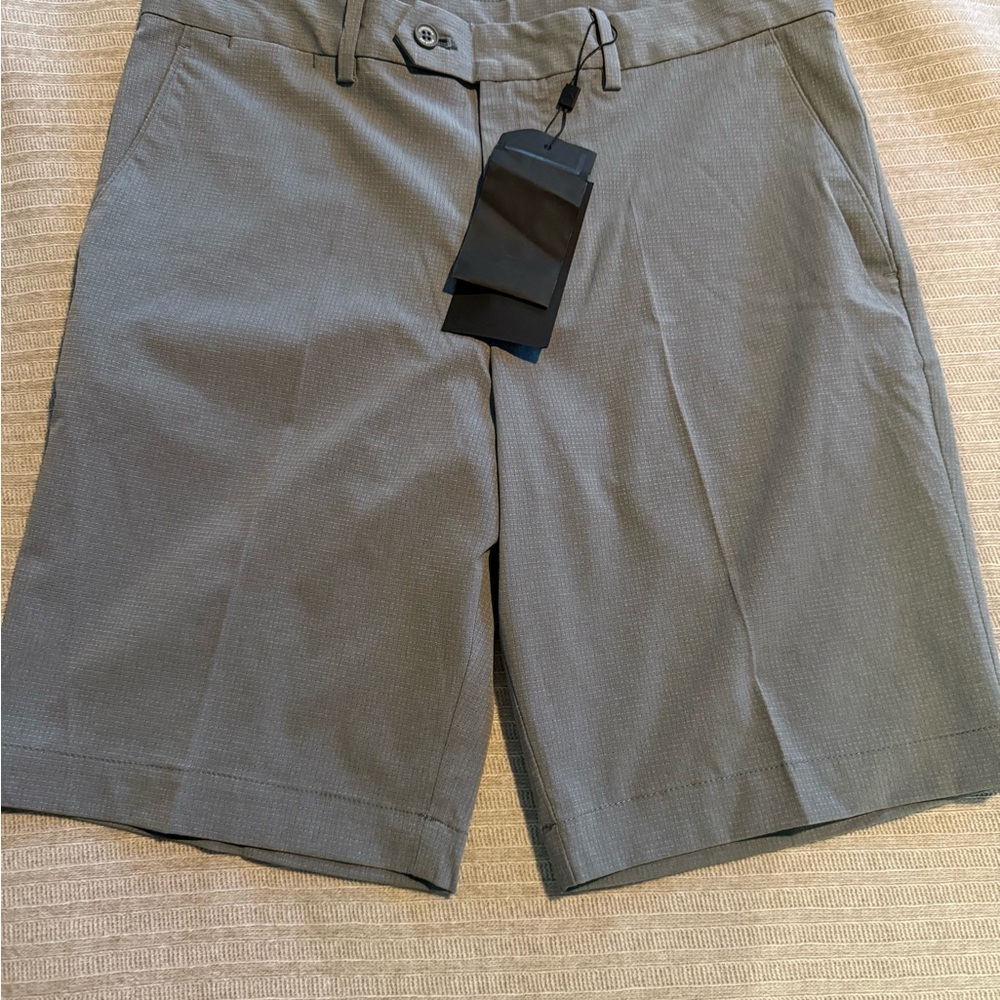 J. Lindeberg Gray Golf Shorts
